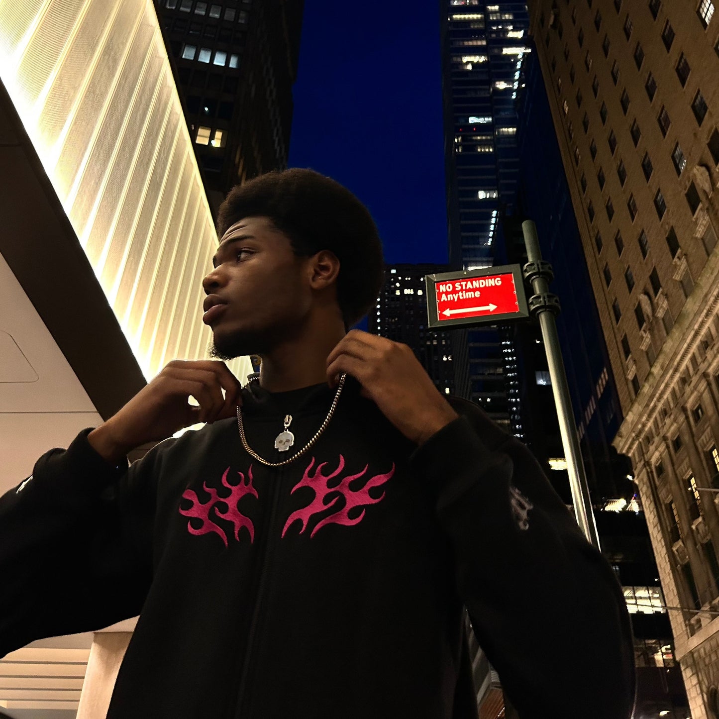 DIGITAL LOVE ZIP UP HOODIE