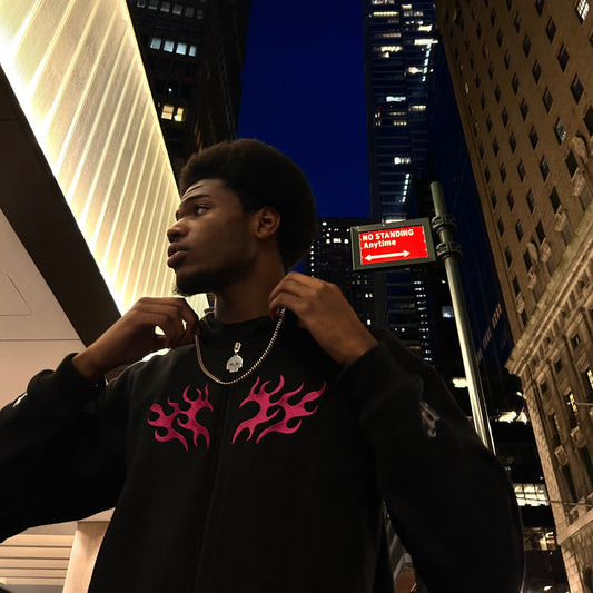 DIGITAL LOVE ZIP UP HOODIE