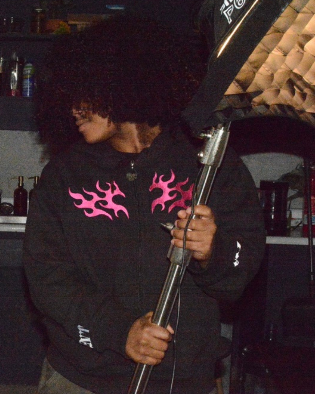 DIGITAL LOVE ZIP UP HOODIE